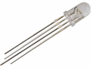 RGBフルカラーLED 5mm4本足 OSTA5131A カソードコモン 10個入
